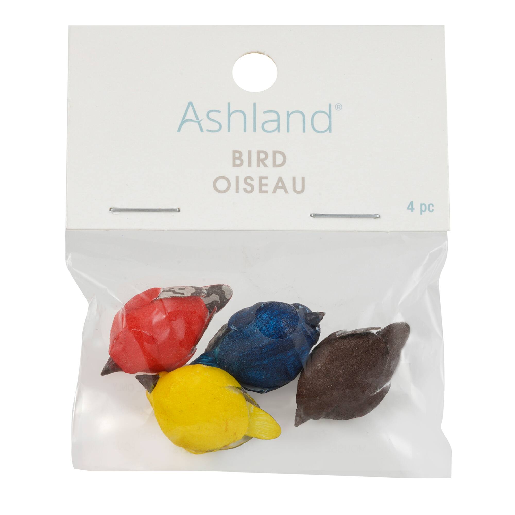 12 Packs: 4 ct. (48 total) Micro Mini Mushroom Birds by Ashland®